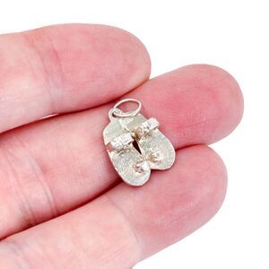 Estate Sterling Silver 925 Birkenstock Sandal Charm Pendant
